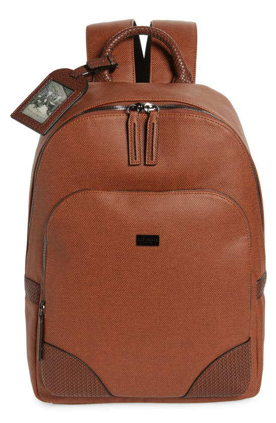 Ted Baker Riviera Faux Leather Backpack In Tan | ModeSens