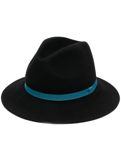 Paul Smith Black Wool Felt Hat