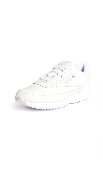 Reebok Renaissance Ripple Sneakers In White In White/steel