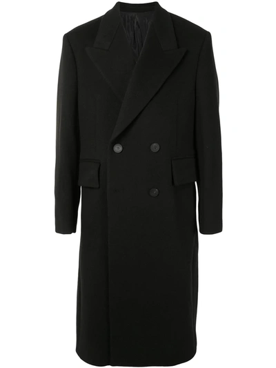 Wooyoungmi Double-breasted Tailored Coat In Black