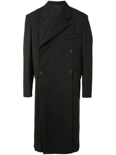 Wooyoungmi Double-breasted Tailored Coat In Black