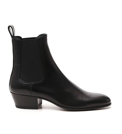 Saint Laurent Chelsea Boots In Black