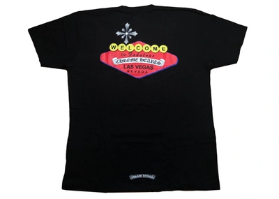 Pre-owned Chrome Hearts Las Vegas Exclusive T-shirt (color Print) Black