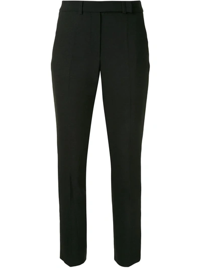 Paule Ka Cropped Straight-leg Trousers In Black