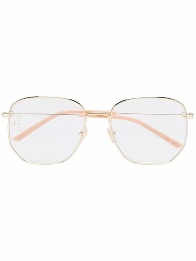 Gucci Women's Gold Metal Sunglasses