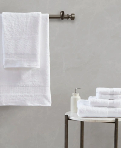 Madison Park Luxor Egyptian Cotton 6-pc. Bath Towel Set Bedding In White