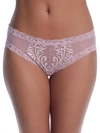 Natori Feathers Low-rise Sheer Hipster Underwear 753023 In Spanish Rose