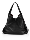 Coach 1941 Glovetanned Pebble Leather Hobo Bag In Black/gunmetal