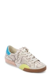 Dolce Vita Women's Zina Low Top Sneakers In Bone Multi Snake Print Leather