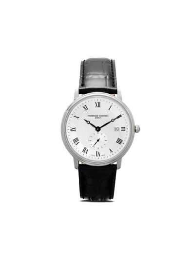 Frederique Constant Slimline Gents Small Seconds 39mm In Silver