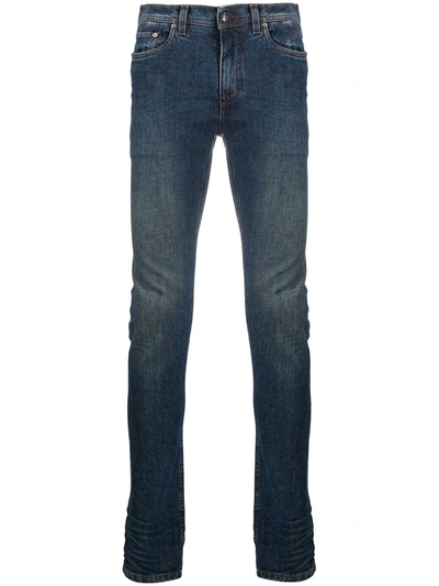 Etro Dark Wash Skinny Jeans In Blue