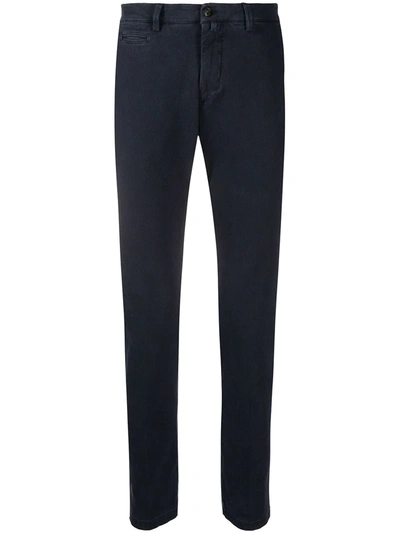 Briglia 1949 Straight-leg Cotton Trousers In Blue