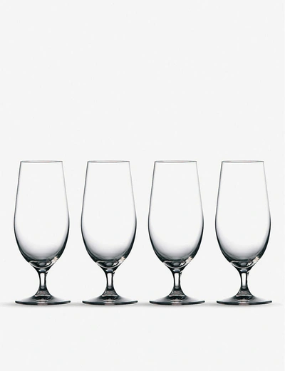 Waterford Clear Marquis Moments Beer Glasses Set 4