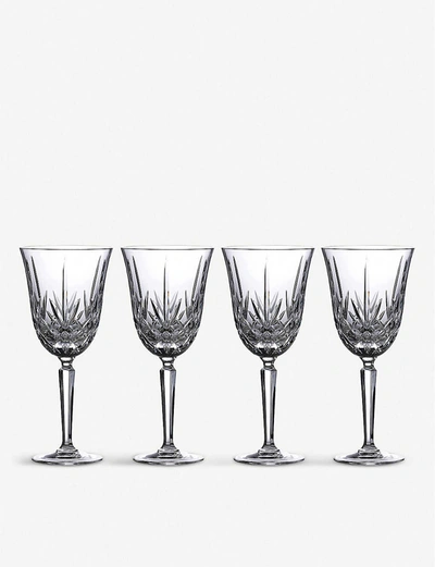 Waterford Marquis Maxwell Crystal Goblets Set Of Four