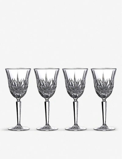 Waterford Marquis Maxwell Crystal Wine Glasses Set Of Four