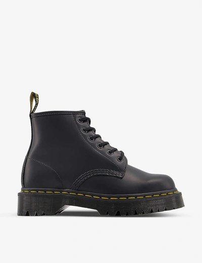 Dr. Martens' 101 Bex Leather Ankle Boots In Black