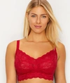 Cosabella Never Say Never Sweetie Curvy Bralette In Mystic Red
