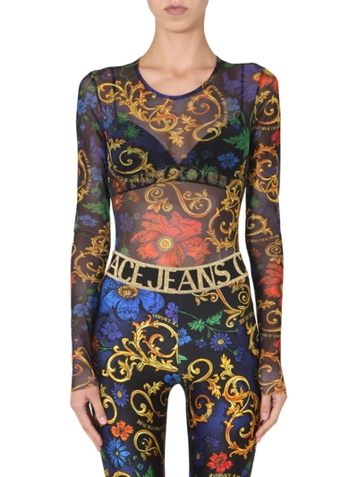 Versace Jeans Couture Printed T-shirt In Multicolour