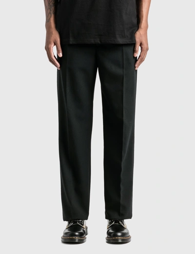 Raf Simons Wide Fit Pants In Black