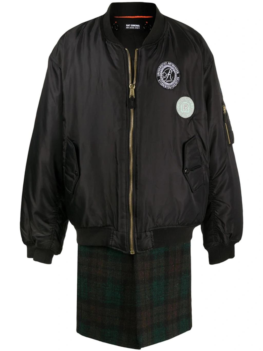 美品】raf simons ラフシモンズ PATCHED BOMBER 20aw