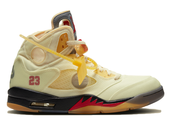 fire red off white 5