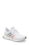 Adidas Originals Ultraboost Dna Running Shoe In White/ Active Red/ Core Black