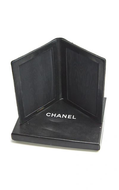 Mantiques Modern Chanel Quilted Picture Frame In Black