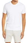 Rhone Element V-neck Heathered T-shirt In White