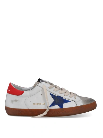 Golden Goose Superstar Classic Used Effect Sneakers In White