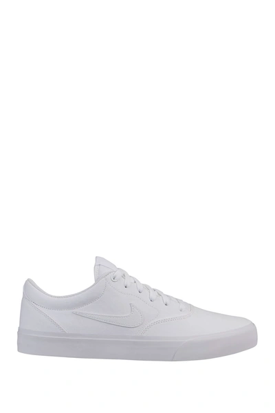 Nike Charge Canvas Sneakers In White In 100 White/white