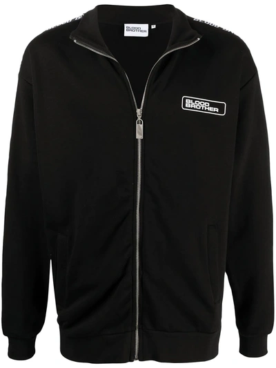 Blood Brother Enfield Track Top In Black