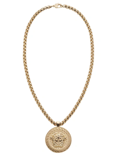 Versace Gold-tone Medusa Necklace