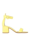 Gianvito Rossi Sandals In Light Yellow