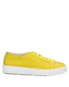 Santoni Sneakers In Yellow