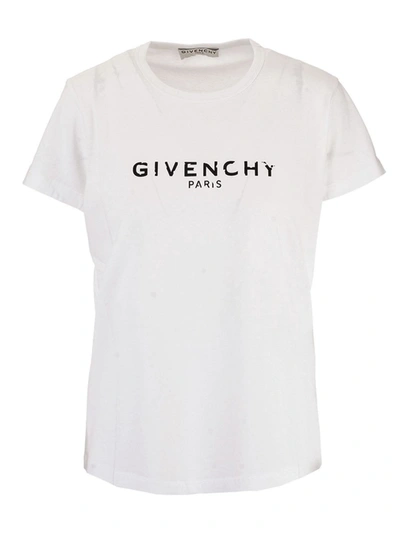 Givenchy Vintage Logo T-shirt In White