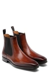 Magnanni Riley Diversa Chelsea Boot In Cognac Leather