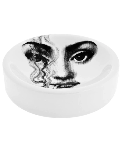 Fornasetti Fumo Dish In Grey