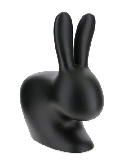 Qeeboo Rabbit Chair In Black