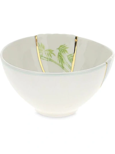 Seletti Crack Detail Bowl In White