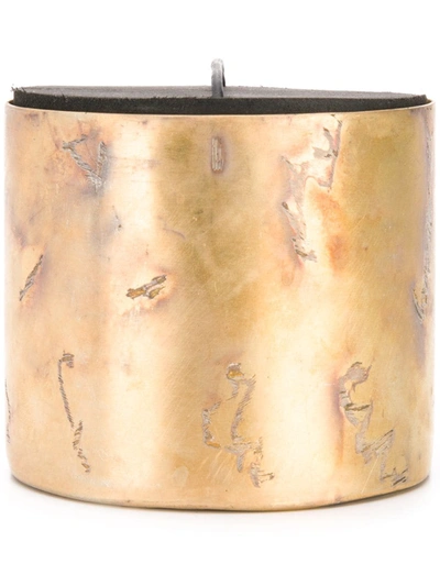 Parts Of Four Vetiver Scented Candle In Gold