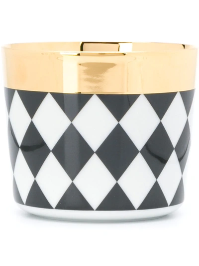 Fürstenberg Diamond-patterned Cup In Black