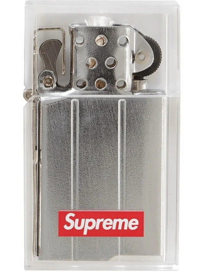Supreme Tsubota Pearl Hard Edge Lighter In Silver