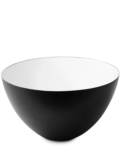 Normann Copenhagen Krenit Xl Matte Bowl (25cm) In Black
