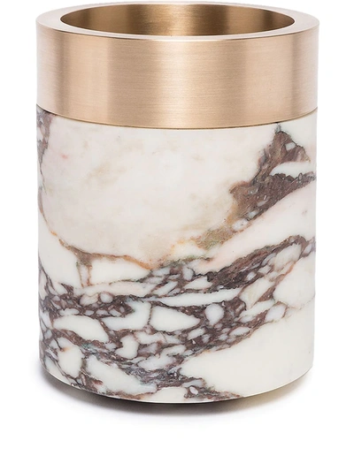 Michaël Verheyden Small Coppa Marble Container In Cream