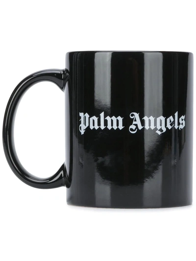 Palm Angels Logo-print Mug In Black