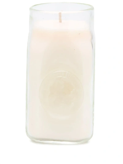 Curionoir Diaphanous Handblown Candle (390g) In White