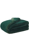 Apparis Shiloh Faux-fur Blanket In Emerald