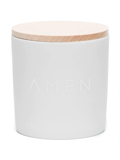 Amen Candles White Chakra 01 Vetivier Scented Candle