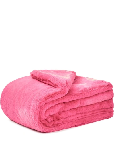 Apparis Shiloh Faux-fur Blanket In Pink