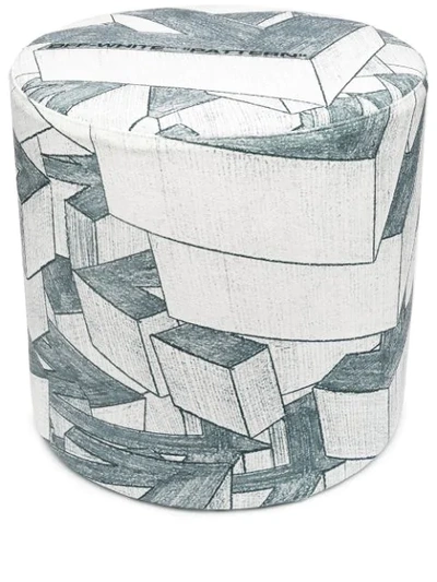 Off-white Arrows Print Stool In White